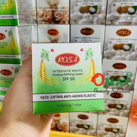Kem ROSA Nhân Sâm Đỏ - Rosa Intensive White Ginseng Refining Cream 20g - Chống Lão Hóa - Trắng Da