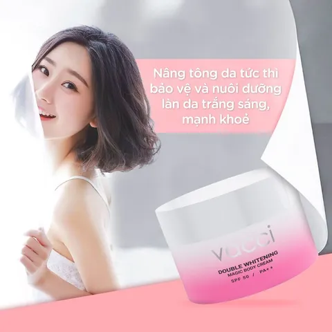 Kem Dưỡng Trắng Da Toàn Thân Vacci Body Cream 160ml - SPF36 PA++ - Nâng Tông Tức Thì & Chống Nắng