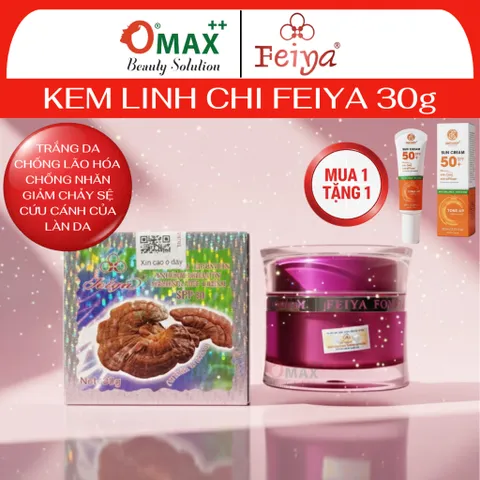Kem FEIYA Linh Chi 30g - Làm Trắng. - Chống Nhăn - Ngừa Lão Hóa - Xóa Mờ Vết Thâm Sau Mụn