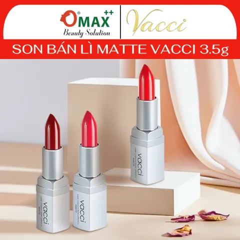 Thanh Lý  SON LÌ VACCI CAO CẤP LÂU PHAI - VACCI LIPSTICK MATTE ( hàng LỖI , Đổ mồ hôi  )