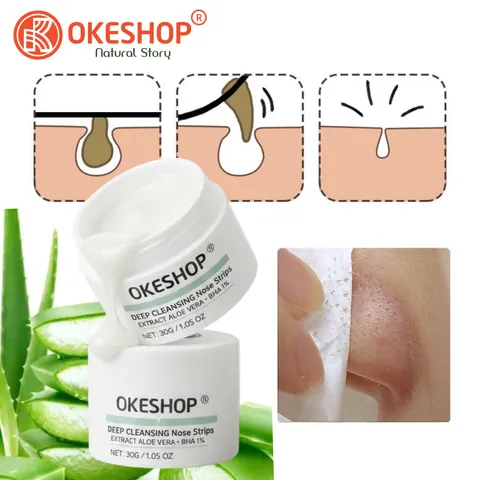 Gel Lột Mụn Nha Đam OKESHOP 30ml - Giải Pháp Loại Bỏ Mụn Đầu Đen, Mụn Cám, Bạ Nhờn & Nhỏ Lcl