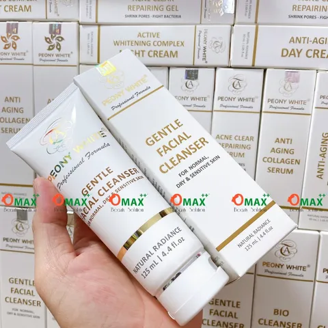 SỮA RỬA MẶT PEONY WHITE COLLAGEN - GENTLE FACIAL CLEANSER - DƯỠNG TRẮNG - CÂN BẰNG DA 125ml