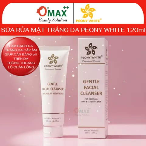 SỮA RỬA MẶT PEONY WHITE COLLAGEN - GENTLE FACIAL CLEANSER - DƯỠNG TRẮNG - CÂN BẰNG DA 125ml