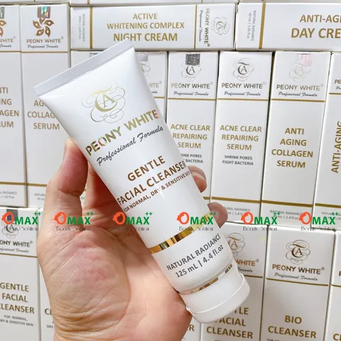 SỮA RỬA MẶT PEONY WHITE COLLAGEN - GENTLE FACIAL CLEANSER - DƯỠNG TRẮNG - CÂN BẰNG DA 125ml