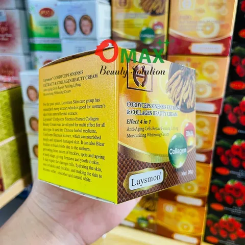 Kem LAYSMON Đông Trùng Hạ Thảo - LAYSMON Cordyceps Sinesis Extract And Collagen Beauty Cream 20g