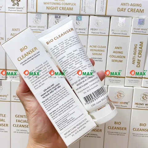 SỮA RỬA MẶT PEONY WHITE MỤN - BIO CLEANSER - GIẢM MỤN - LOẠI BỎ TÁC NHÂN GÂY MỤN 125ml
