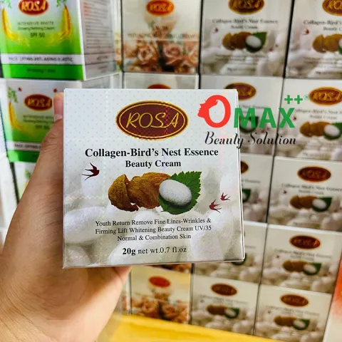 Kem ROSA Yến - Collagen - Collagen Bird's Nest Essence Beauty Cream 20g - Giảm Thâm Nám - Trắng Da