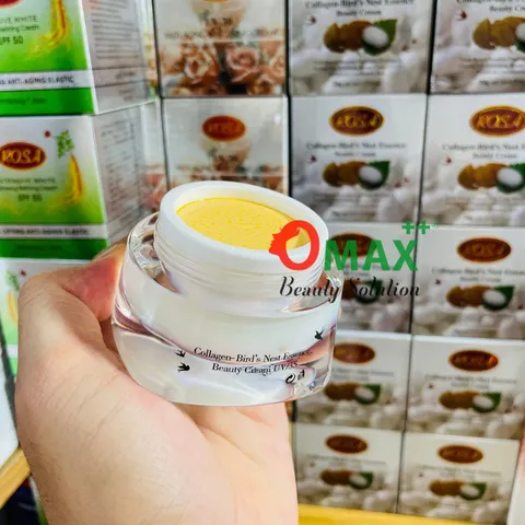 Kem ROSA Yến - Collagen - Collagen Bird's Nest Essence Beauty Cream 20g - Giảm Thâm Nám - Trắng Da