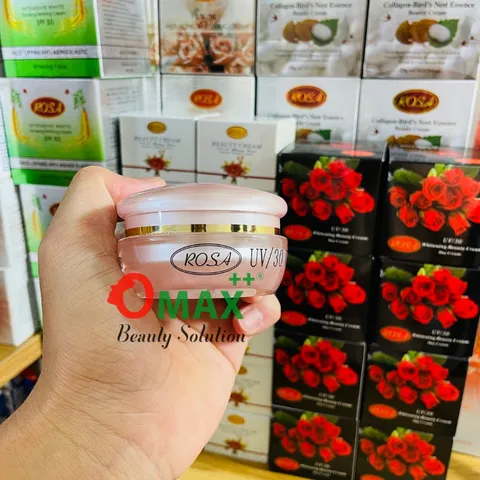 Kem ROSA Hoa Hồng Đen UV/30 - Whitening Beauty Cream 15g - Làm Trắng - Chống Lão Hóa Ngừa Mụn