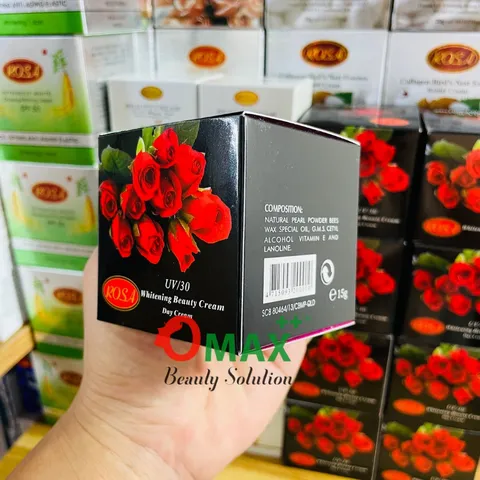 Kem ROSA Hoa Hồng Đen UV/30 - Whitening Beauty Cream 15g - Làm Trắng - Chống Lão Hóa Ngừa Mụn