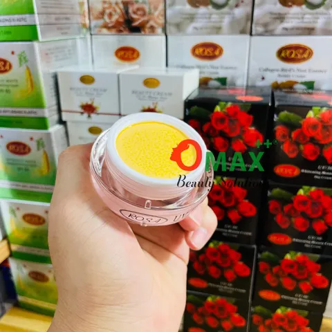 Kem ROSA Hoa Hồng Đen UV/30 - Whitening Beauty Cream 15g - Làm Trắng - Chống Lão Hóa Ngừa Mụn