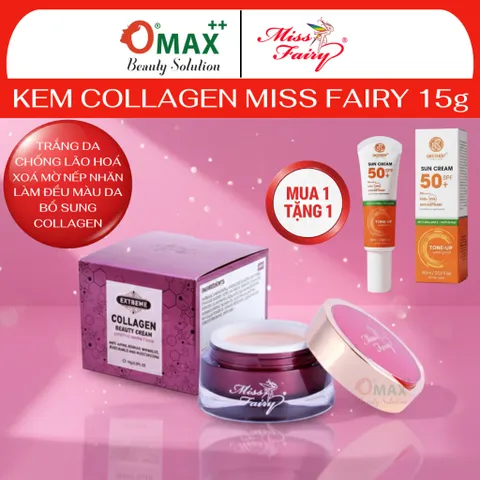 Kem Collagen MISS FAIRY - Nhau Thai Cừu 15g - Làm Trắng - Chống Nhăn - Ngừa Lão Hóa - Tái Tạ Da