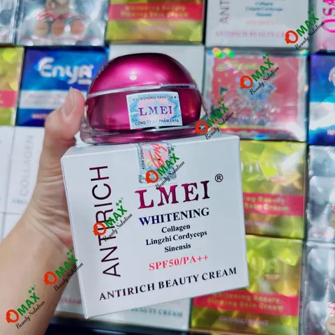 Kem LMEI Linh Chi - Đông Trùng - Collagen 25G - Dưỡng Trắng - Giảm Thâm Nám - Phục Hồi Da