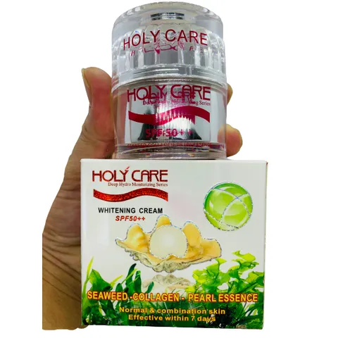 Kem HOLY CARE Ngọc Trai 15g - Giảm Thâm Nám - Trắng Da - Tái Tạo Da - Chống Lão Hóa
