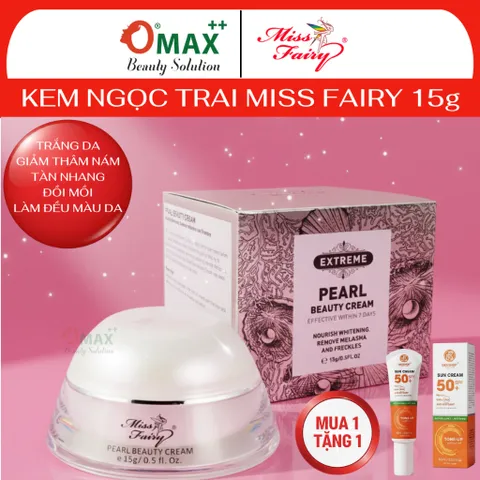 Kem Ngọc Trai MISS FAIRY 15g - Làm Trắng Da - Giảm Thâm Nám - Tàn Nhang - Đồi Mồi - Đều Màu Da