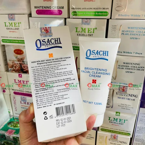 Kem Rửa Mặt O'SACHI - Brightening Facial Clean 120ml - Sạch Da - Láng Mịn - Giảm Tác Nhân Gây Mụn