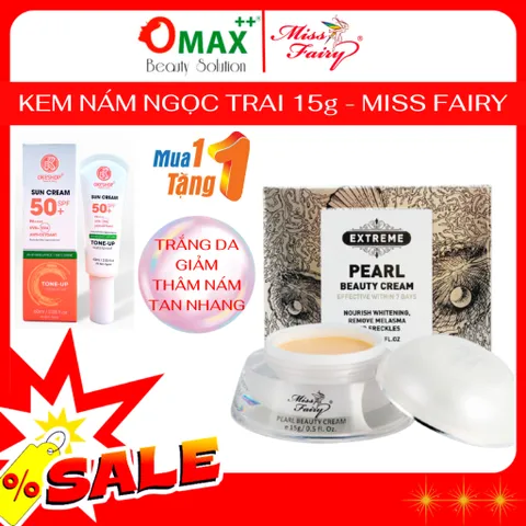 Kem Ngọc Trai MISS FAIRY 15g - Làm Trắng Da - Giảm Thâm Nám - Tàn Nhang - Đồi Mồi - Đều Màu Da