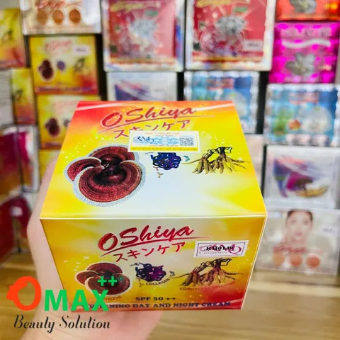 Kem OSHIYA Đông Trùng Hạ Thảo - Collagen - Linh Chi 20g - Trắng Da - Giảm Thâm Nám - Phục Hồi Da