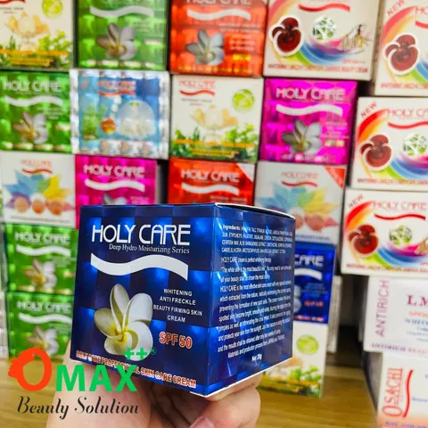 Kem HOLY CARE Xanh Dương 20g - Mờ Thâm Nám - Trắng Da - Giảm Đồi Mồi - Tàn Nhang