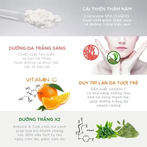 Kem MISS FAIRY Q10 - Dưỡng Trắng Da - Tái Tạo - Mờ Thâm Nám - Tàn Nhang - Đồi Mồi - Giảm Nếp Nhăn