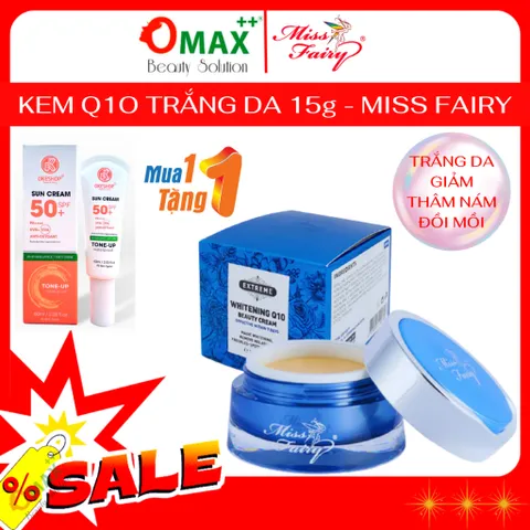 Kem MISS FAIRY Q10 - Dưỡng Trắng Da - Tái Tạo - Mờ Thâm Nám - Tàn Nhang - Đồi Mồi - Giảm Nếp Nhăn