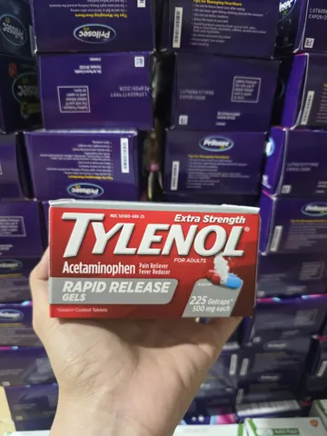 VIÊN UỐNG GIẢM ĐAU HẠ SỐT TYLENOL USA (225 VIÊN)
