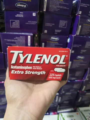 VIÊN UỐNG GIẢM ĐAU HẠ SỐT TYLENOL USA (225 VIÊN)