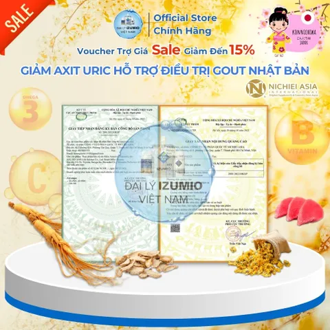 [Xuất kèm VAT] Viên Uống Hỗ Trợ Giảm Các Triệu Chứng Của Gout Nhật Bản Anserine Premium | Hộp 120 Viên