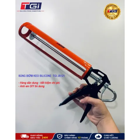 Súng bơm keo silicone TGi CHÍNH HÃNG, Súng bắn keo NHẬP KHẨU - CÔNG NGHỆ NHẬT BẢN