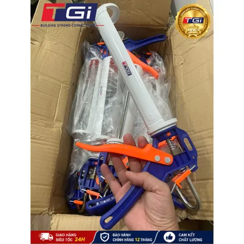 Súng bơm keo silicone TGi CHÍNH HÃNG, Súng bắn keo NHẬP KHẨU - CÔNG NGHỆ NHẬT BẢN