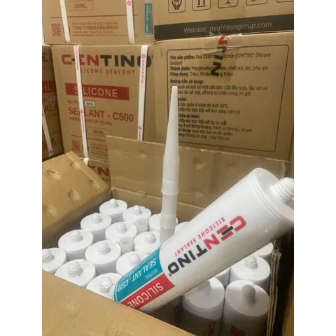 KEO SILICONE CENTINO A500 – TRUNG TÍNH | MÀU ĐEN | GIẢI PHÁP CHO NHÔM KÍNH | NỘI THẤT | XÂY DỰNG