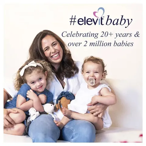 Elevit DHA + Choline Pregnancy - Hỗ trợ phát triển não bộ và hệ thần kinh trung ương của thai nhi bổ sung dưỡng chất thiết yếu cho mẹ bầu chính hãng Úc