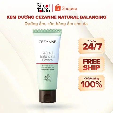 Kem dưỡng CEZANNE Natural Balancing chiết xuất CICA cân bằng ẩm và săn chắc da 70g