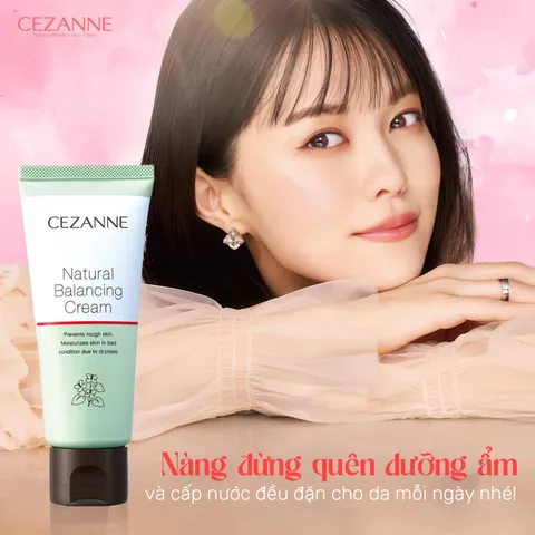 Kem dưỡng CEZANNE Natural Balancing chiết xuất CICA cân bằng ẩm và săn chắc da 70g