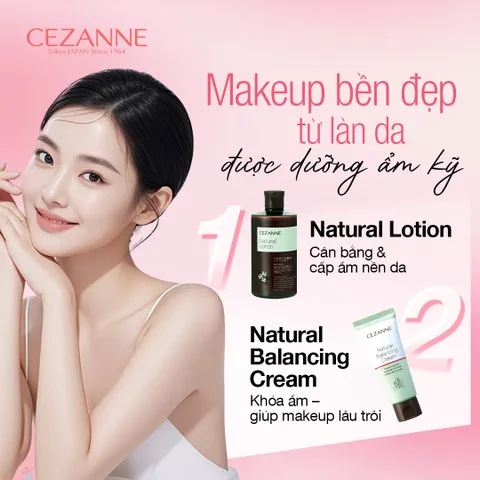 Kem dưỡng CEZANNE Natural Balancing chiết xuất CICA cân bằng ẩm và săn chắc da 70g