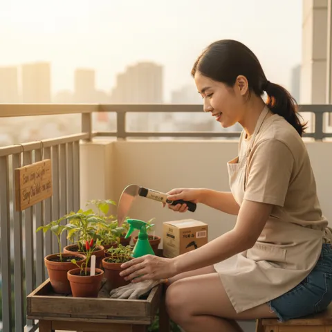 Liềm cắt cỏ, liềm phát cỏ làm vườn trồng cây cảnh bonsai cán nhựa nội địa Nhật Bản Kokubo 868815