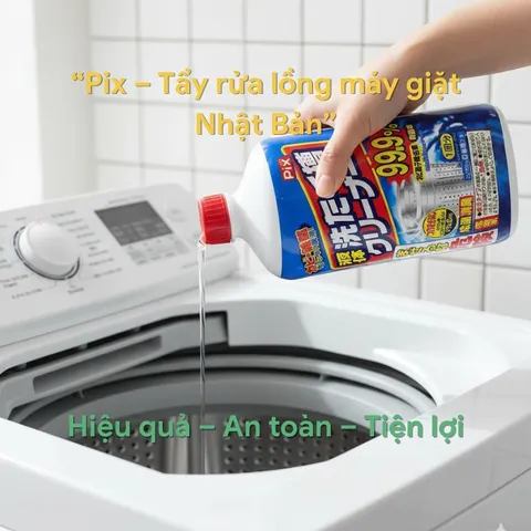 Combo chai tẩy lồng máy giặt 550g và gel tẩy rửa đường ống cống nhà vệ sinh 400g siêu sạch 868834