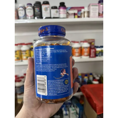 Dầu Cá Hồi Omega Wild Alaskan Salmon Oil 210 viên của Mỹ (Cam kết hàng chuẩn) 869189
