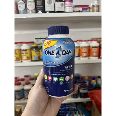 Vitamin tổng hợp One A Day Men'S dành cho nam 300Viên của Mỹ (dưới 50 tuổi) 869200