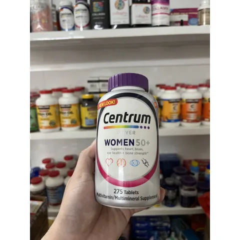 Vitamin tổng hợp Centrum Silver Nữ trên 50 tuổi 275 viên (Cam kết hàng chính hãng USA) 869226