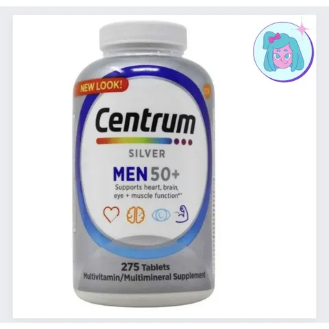 Vitamin tổng hợp Centrum Silver Dành Cho Nam 275 viên Trên 50 Tuổi (Cam kết hàng chính hãng USA) 869232