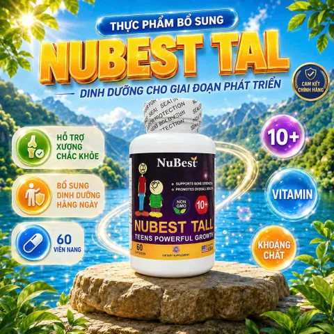 CAM KẾT CHÍNH HÃNG CỦA MỸ Hỗ Trợ Tăng Chiều Cao NuBest Tall TRÊN 10 tuoi chính hãng Mỹ 869266