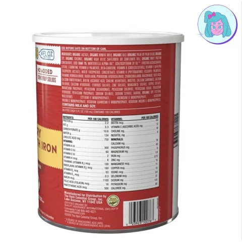 Sữa Earth’s Best Organic Đỏ 595g - 907g của Mỹ (date 2027)