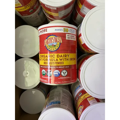 Sữa Earth’s Best Organic Đỏ 595g - 907g của Mỹ (date 2027)