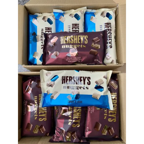 kẹo Socola sữa Cookies Hershey’s Nuggets củ Mỹ 344g (Date mới nhất) 869362