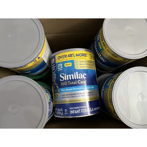 Sữa Similac 360 Total Care 5 HMO Prebiotics cho bé từ 0-12 tháng hàng mỹ (Cam kết hàng chuẩn USA)