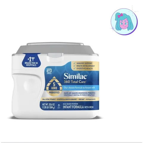 Sữa Similac 360 Total Care 5 HMO Prebiotics cho bé từ 0-12 tháng hàng mỹ (Cam kết hàng chuẩn USA)