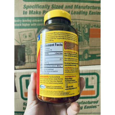 Viên Uống Giảm Cholesterol Trong Máu Cholest Off Plus Nature Made Mỹ 210 viên (Bao check hàng chuẩn USA)