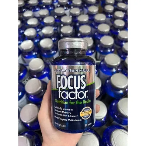 Viên uống bổ não Focus Factor 180 viên của Mỹ (Cam kết hàng chuẩn)