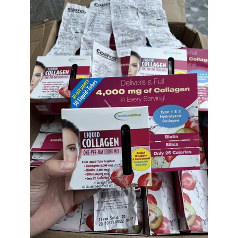 Collagen nước Liquid 30 ống của Mỹ (Bao check hàng chuẩn)